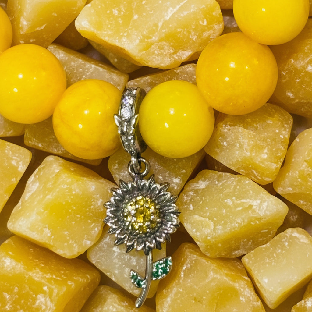 Yellow Jade Stone bracelet for happiness and prosperity