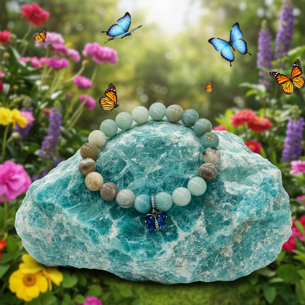 Amazonite Stone bracelet for peace and harmony