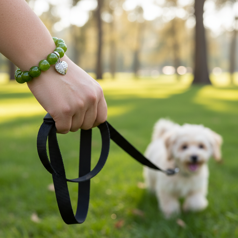 Peridot Stone bracelet for balance and peace