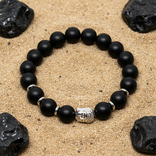 Black Onyx stone Bracelet for resilience and healing