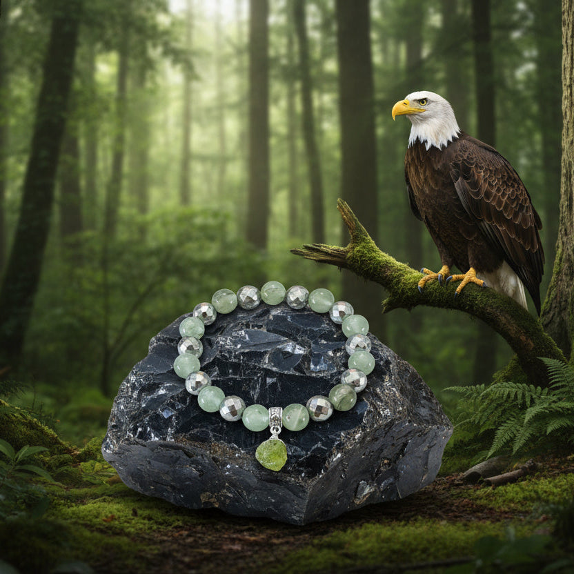 Stone bracelet for energy and balance