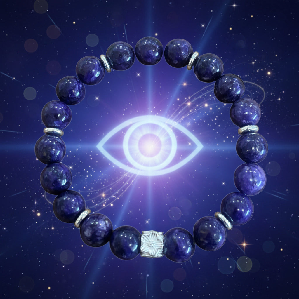 Charoite bracelet for intuition and insight