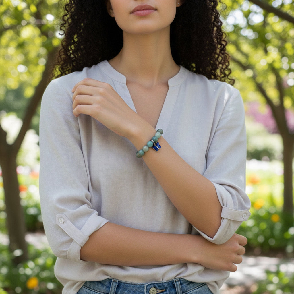 Amazonite Stone bracelet for peace and harmony