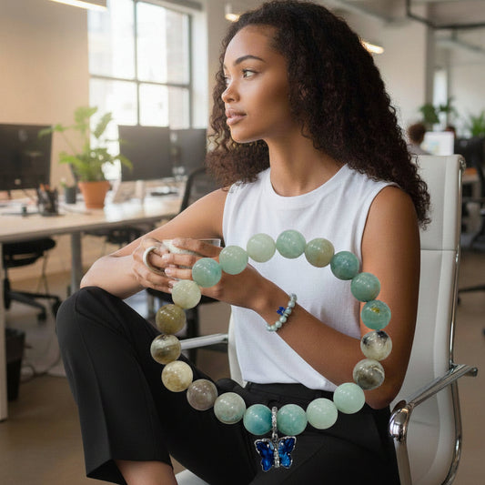 Amazonite Stone bracelet for peace and harmony